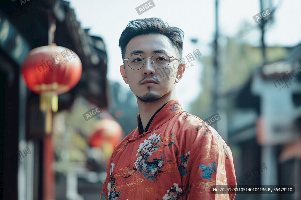 穿漢服的人