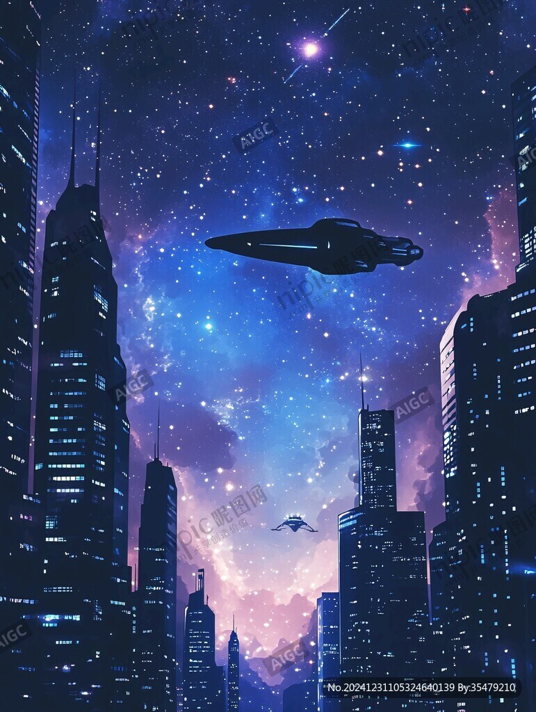 科幻插畫風(fēng)