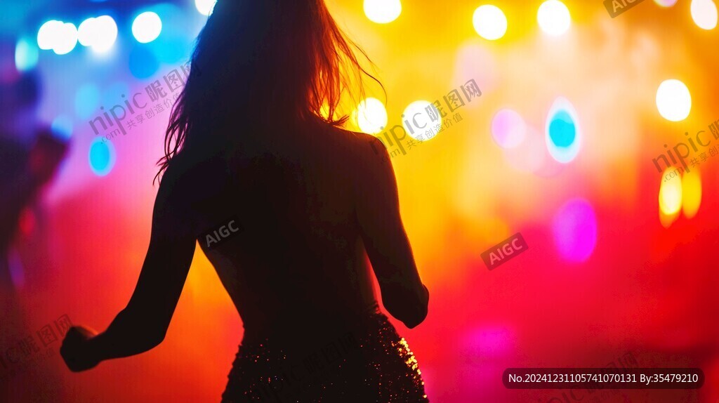 舞臺上的舞女
