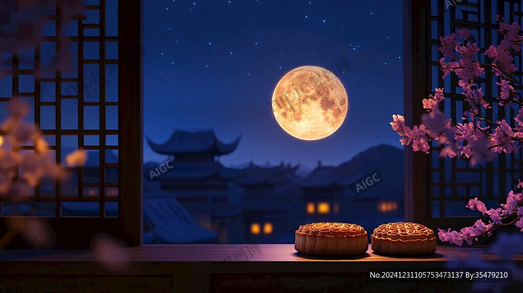 3d月餅場景