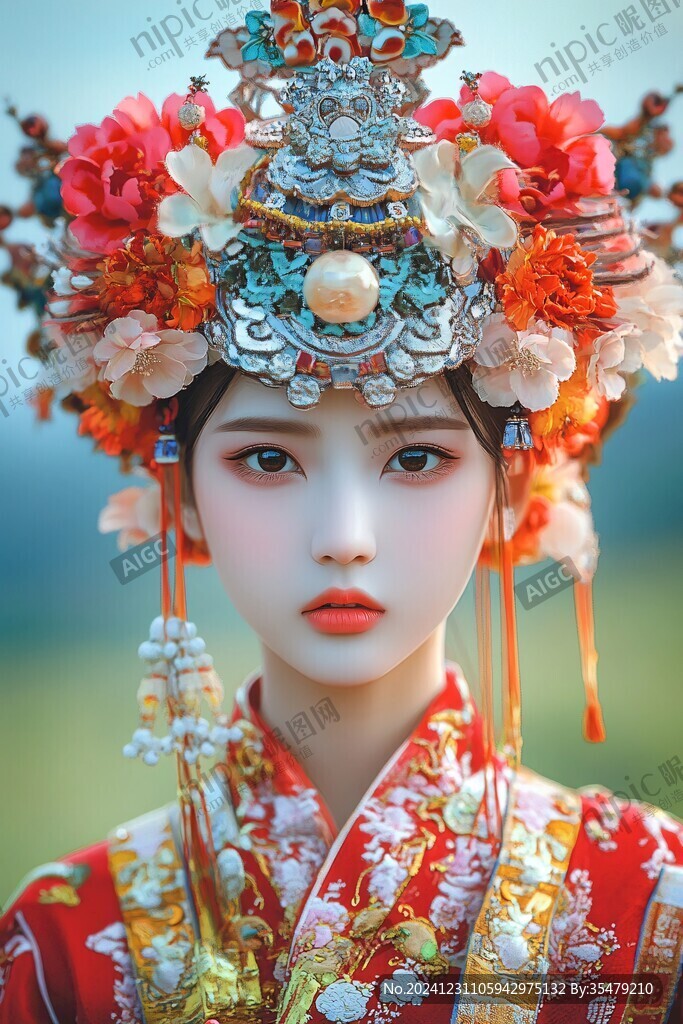鳳冠人像