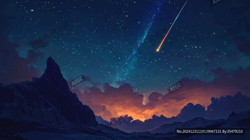 流星雨壁紙