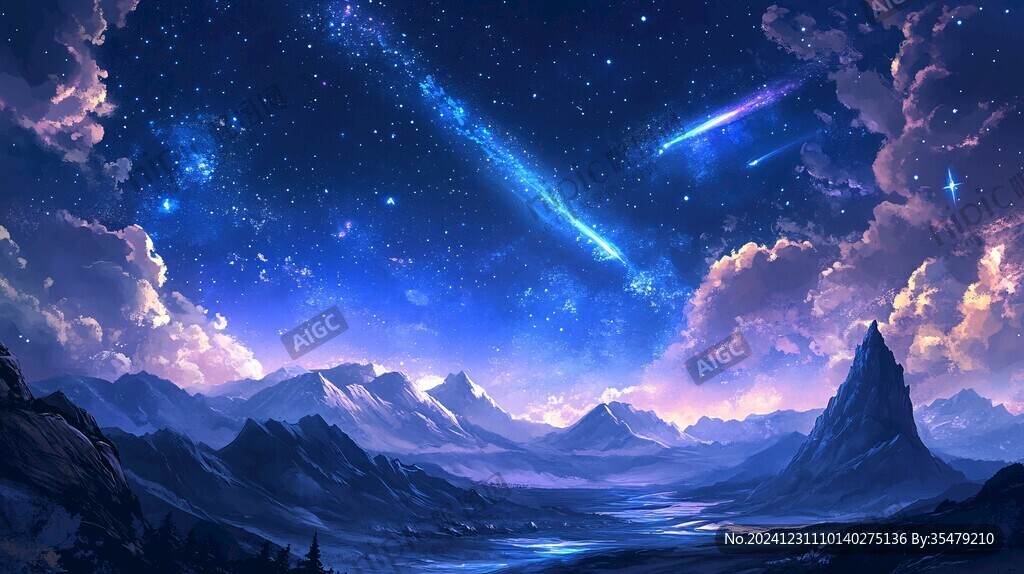 流星雨壁紙