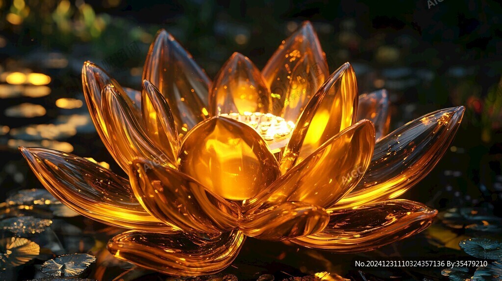 水晶蓮花