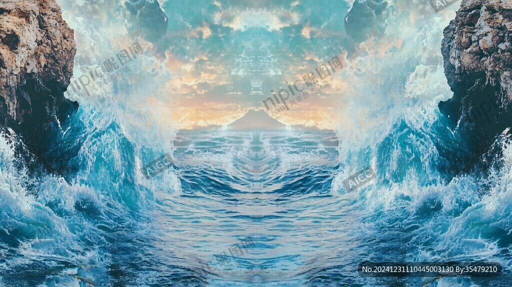 海洋3d地畫