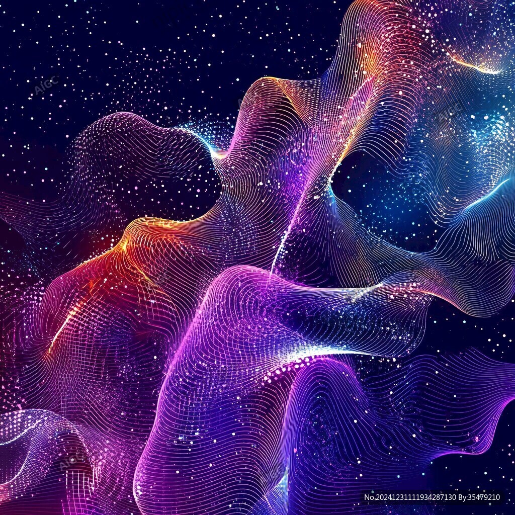幻彩漸變背景科技背景