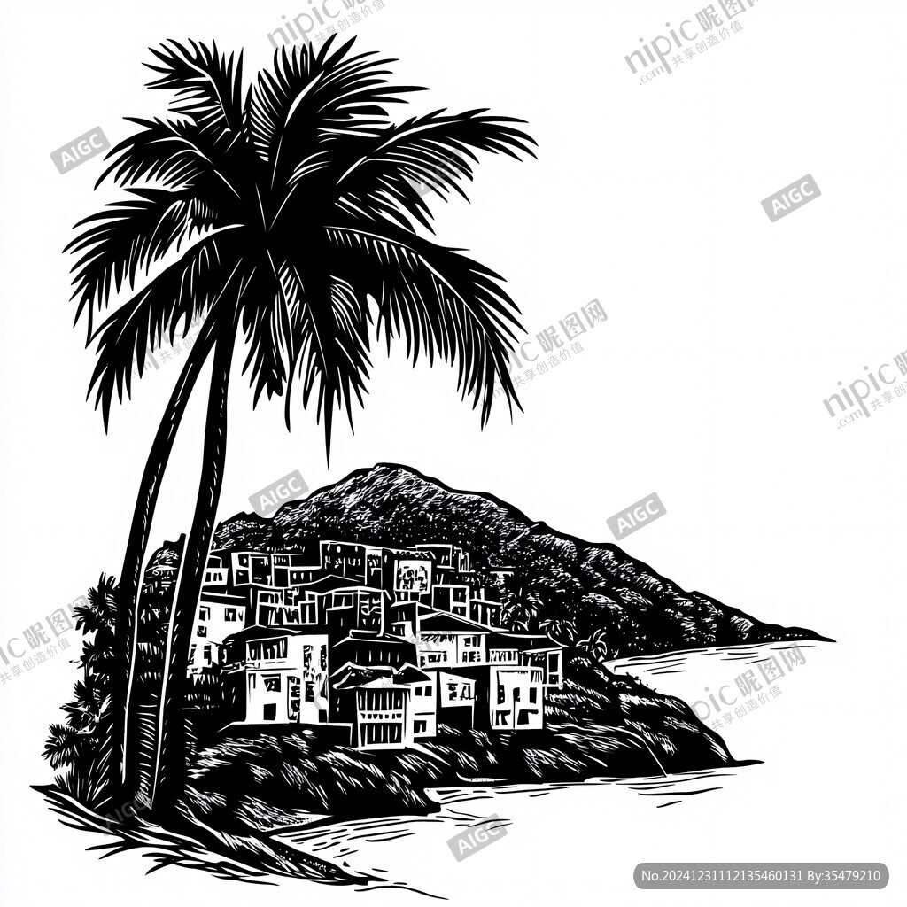手繪海島