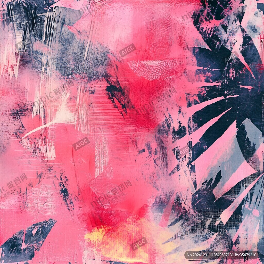 粉紅色抽象藝術