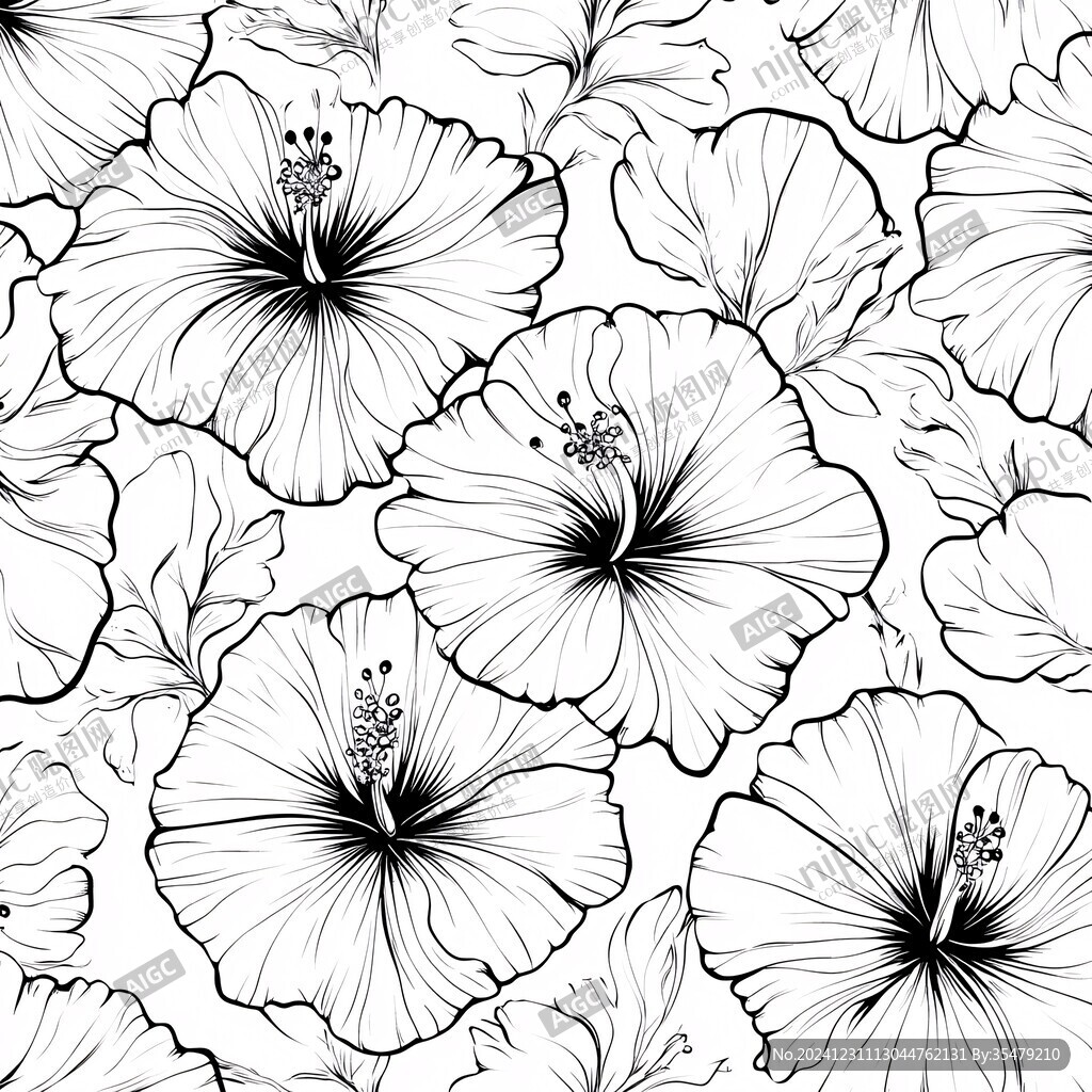 芙蓉花圖案