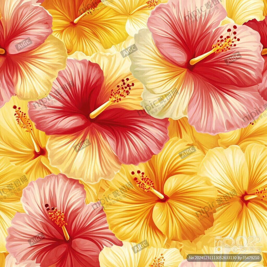 芙蓉花圖案