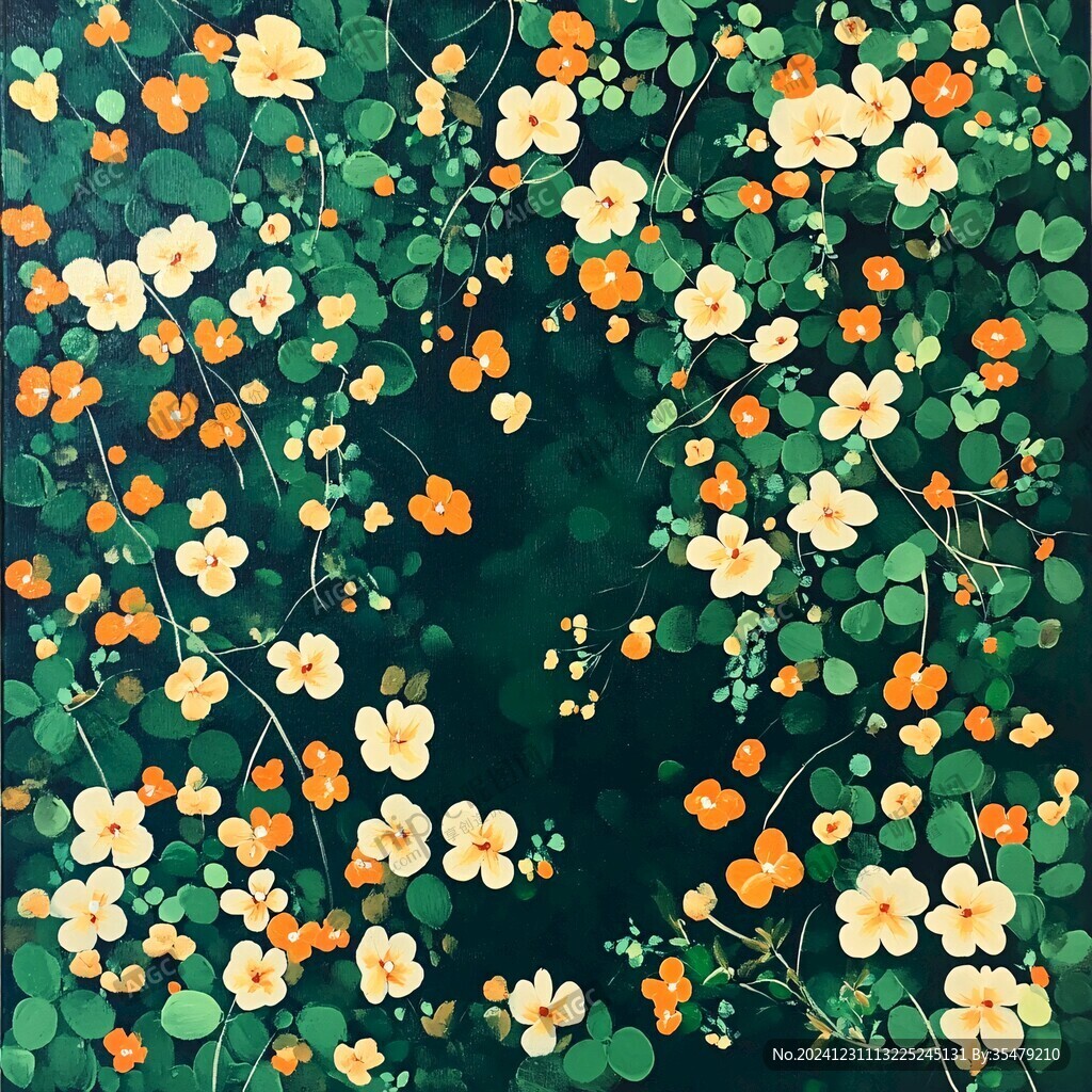 酢漿草插畫