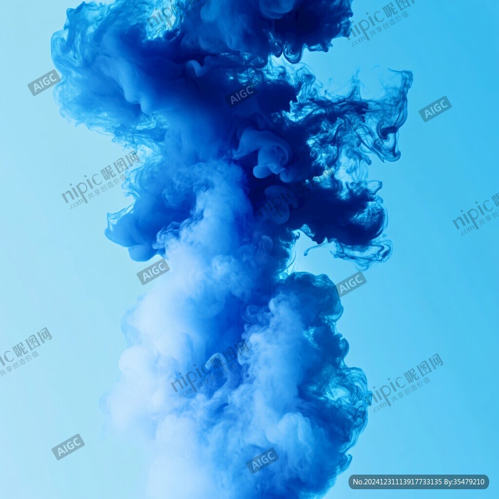 煙霧暈染潑墨