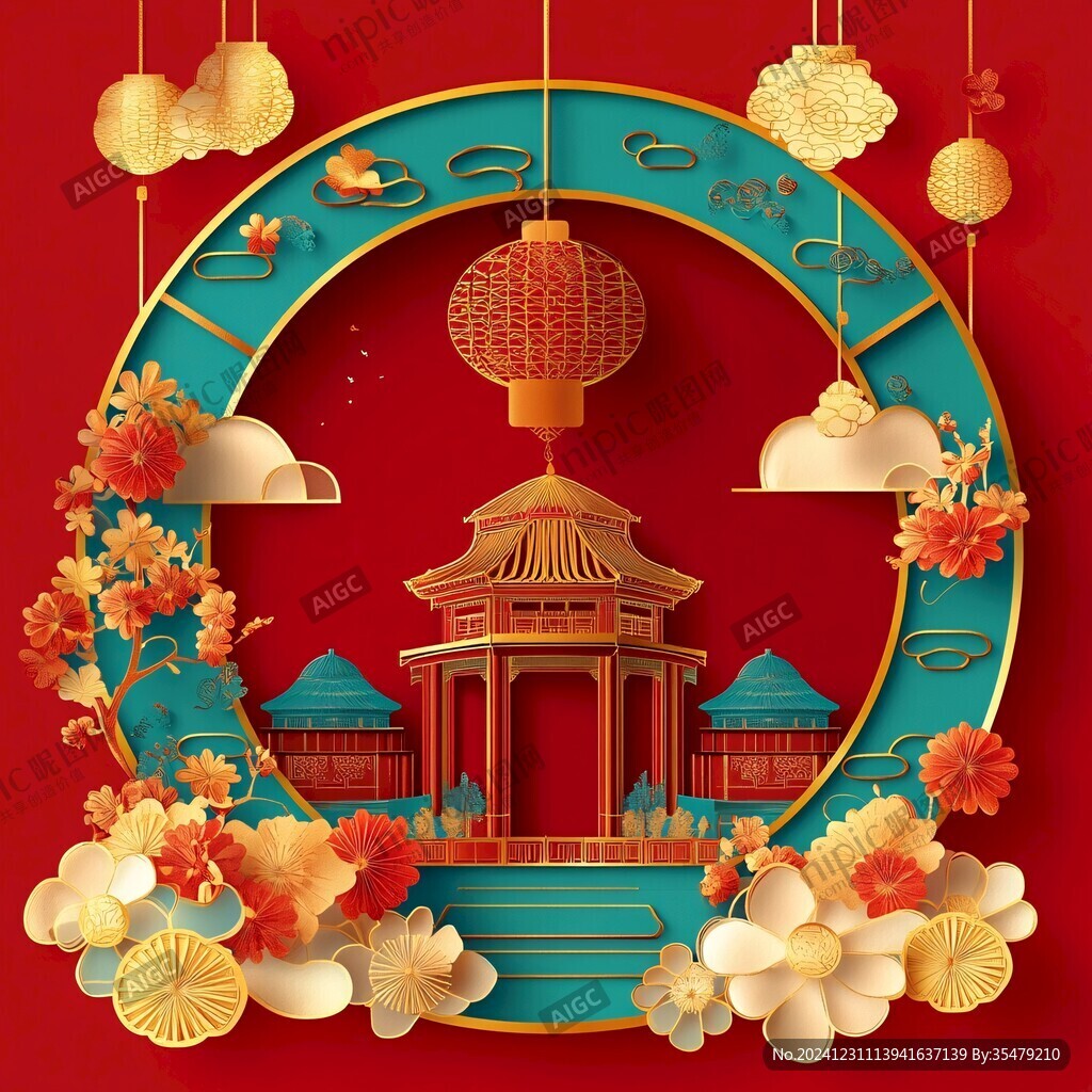 中秋美陳背景