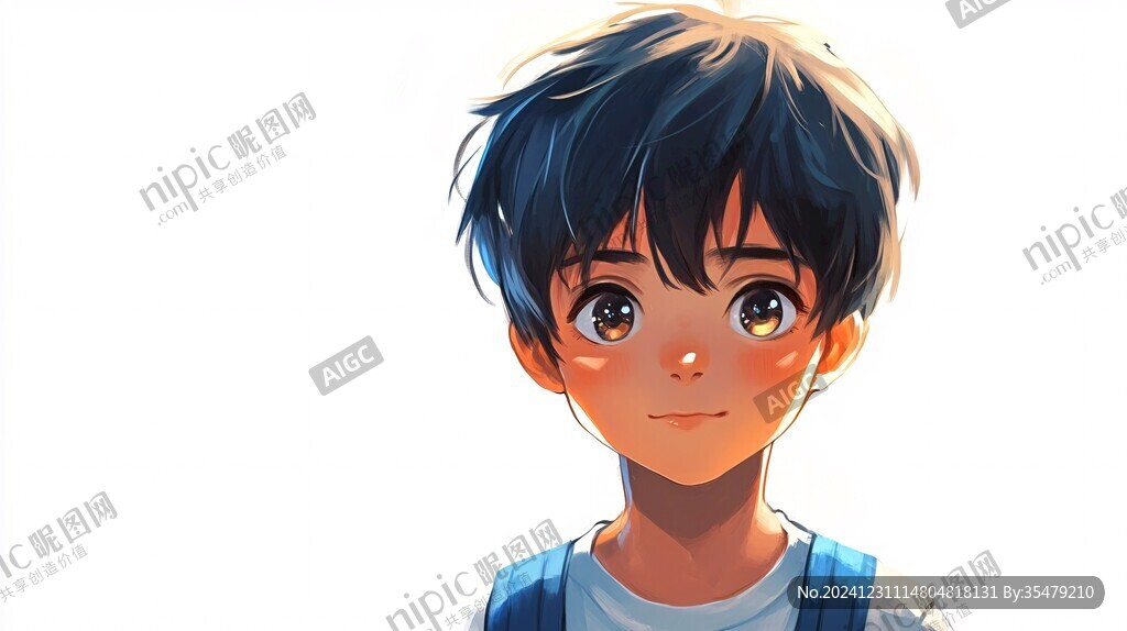 手繪追光的少年