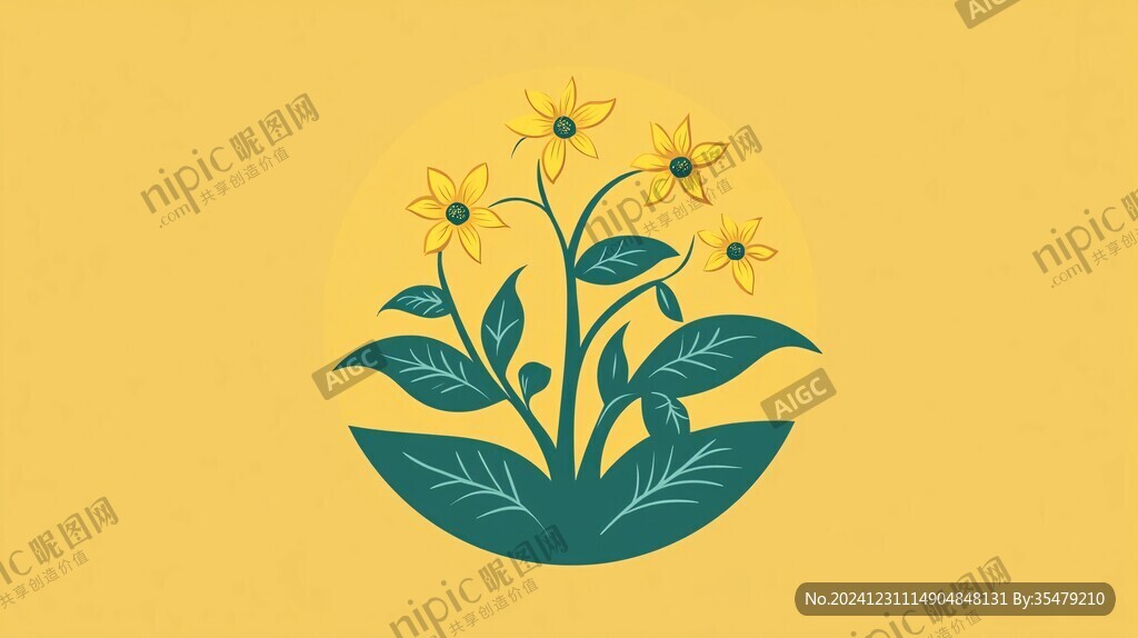 半邊蓮插畫