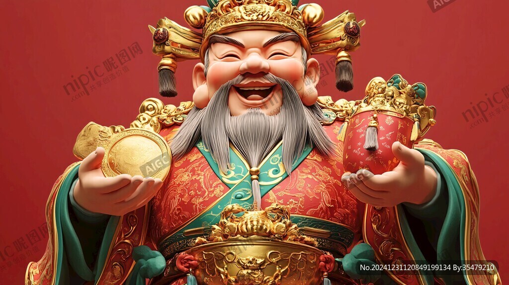 高清晰財(cái)神爺