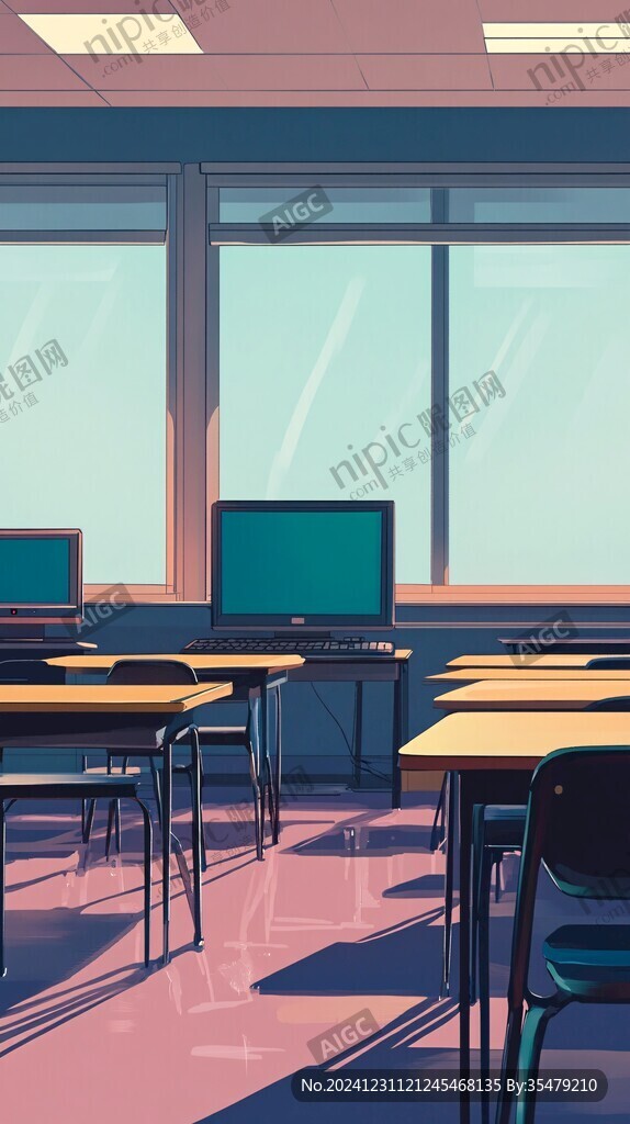 教室插畫