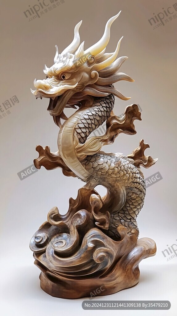 龍年裝飾擺件素材