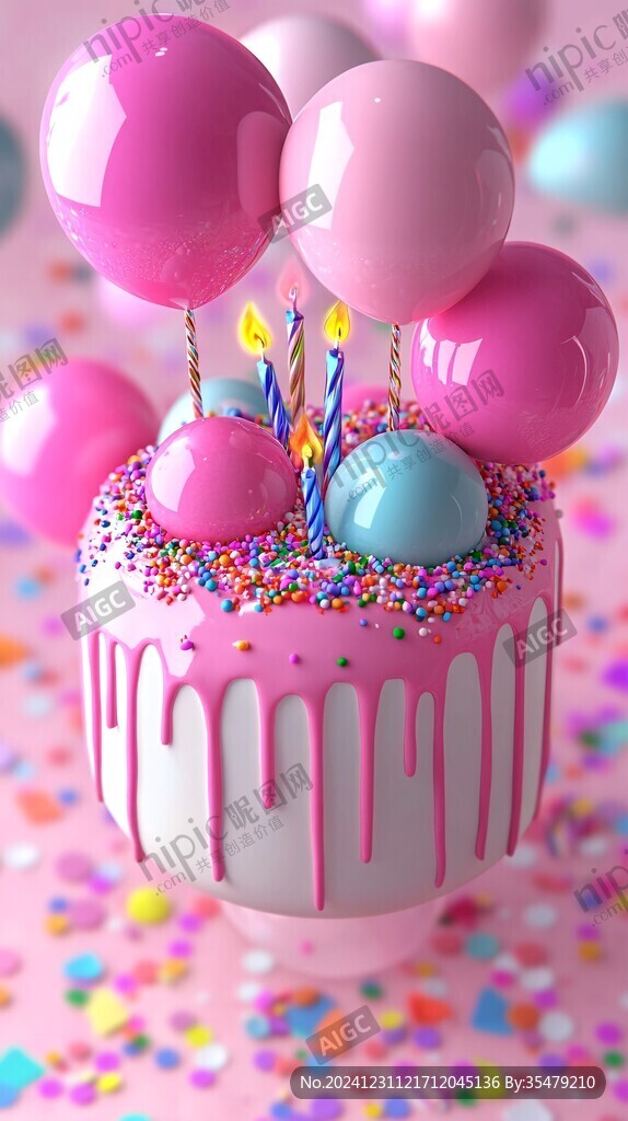 高端生日素材