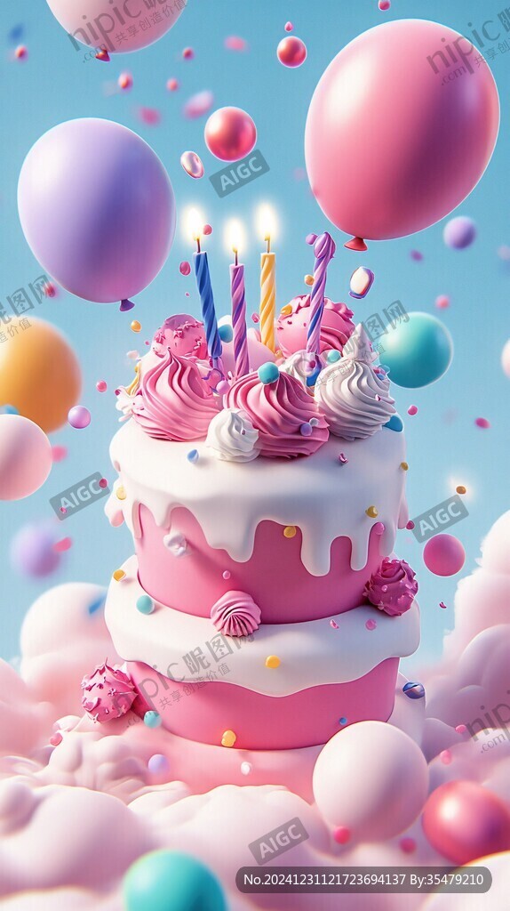 高端生日素材