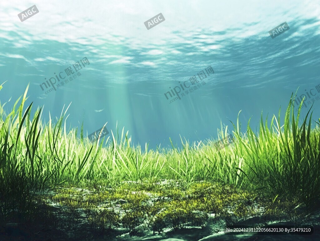 水底青草