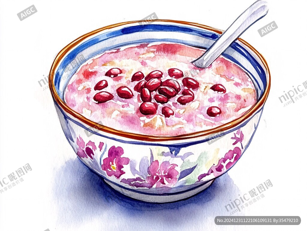 花生湯插畫