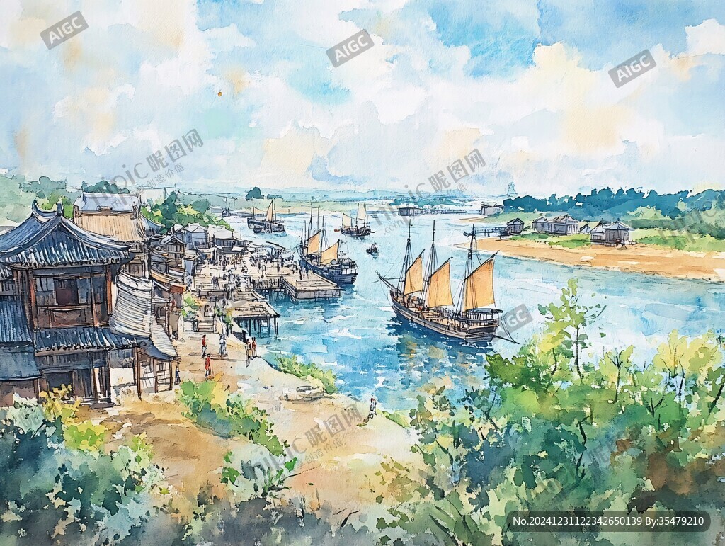 橫店水彩