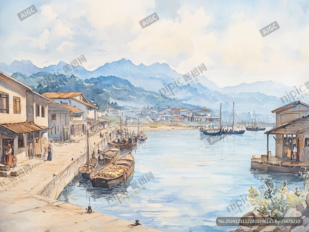 橫店水彩