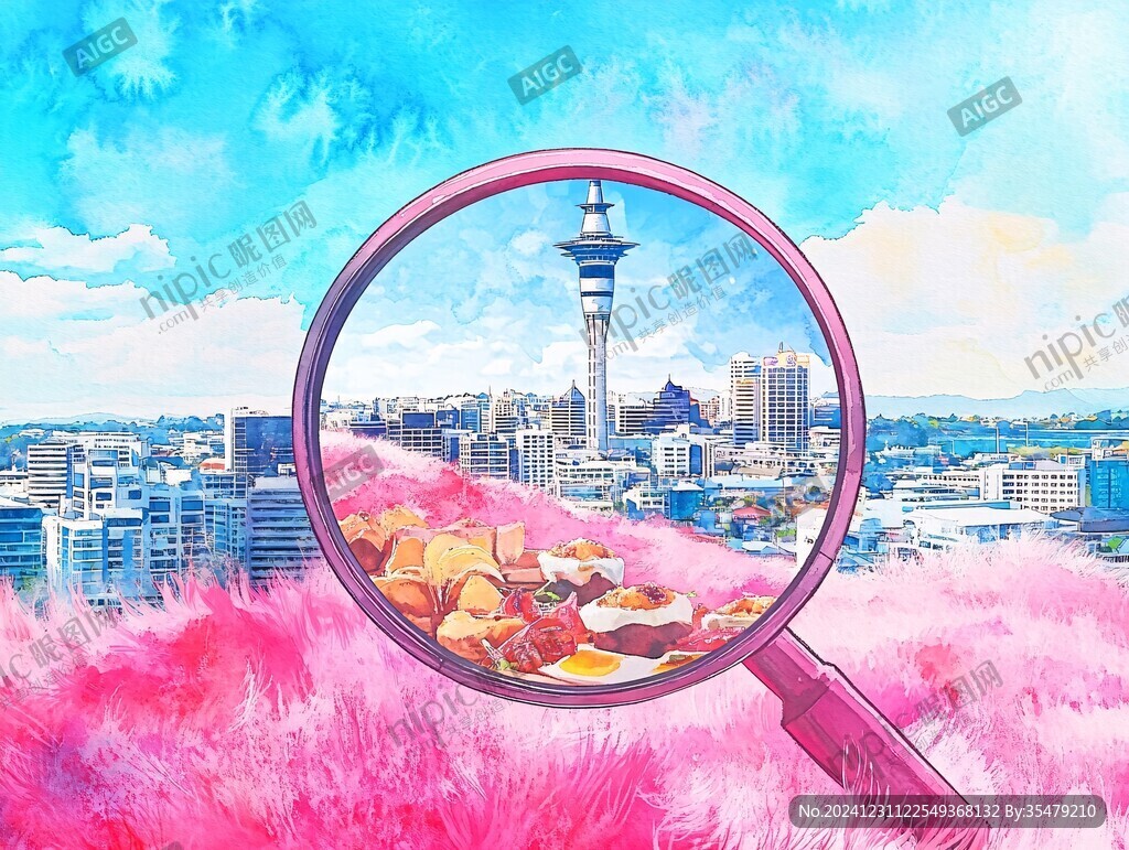 都靈旅游宣傳插畫