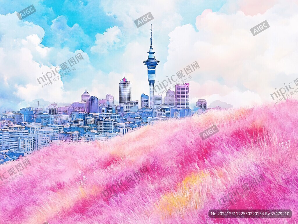 粉紅色的海市蜃樓