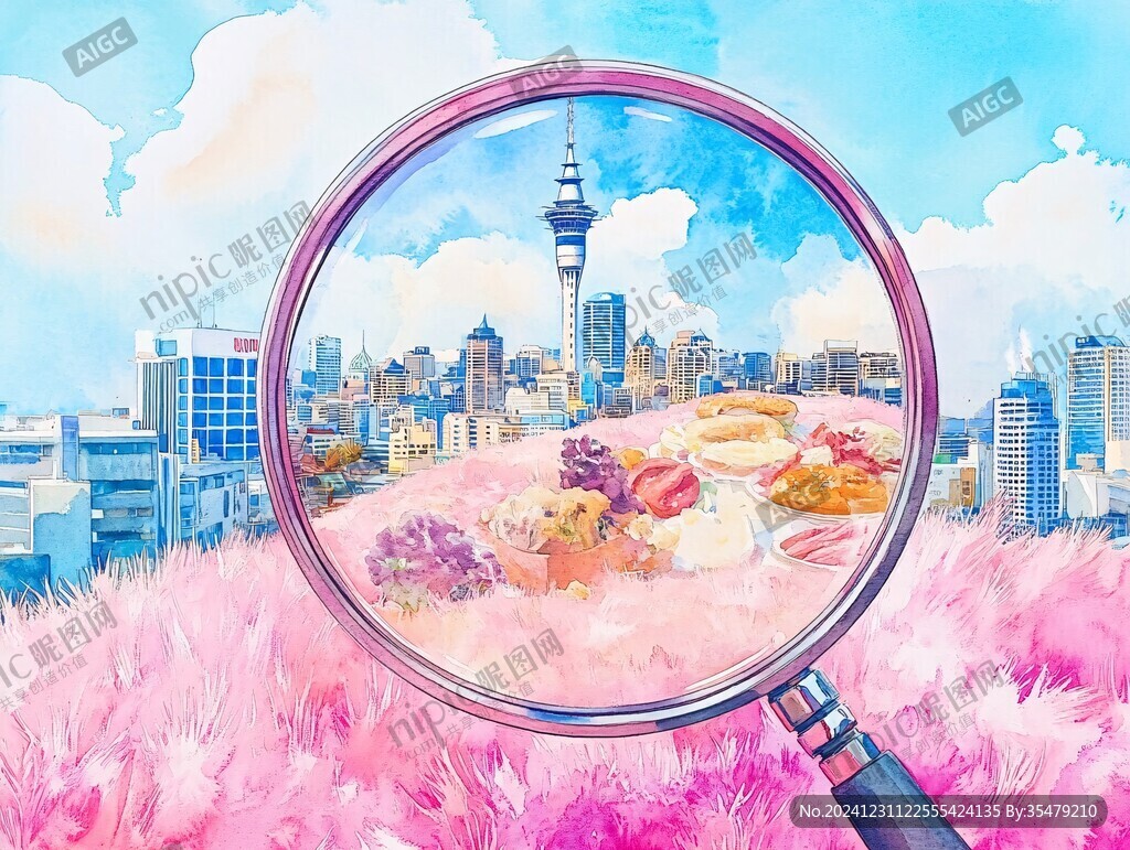 新西蘭插畫印象景點