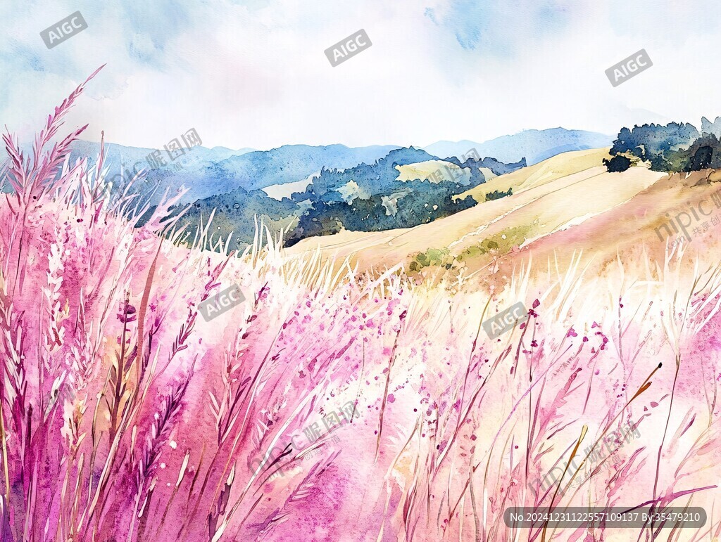 山野爛漫插畫