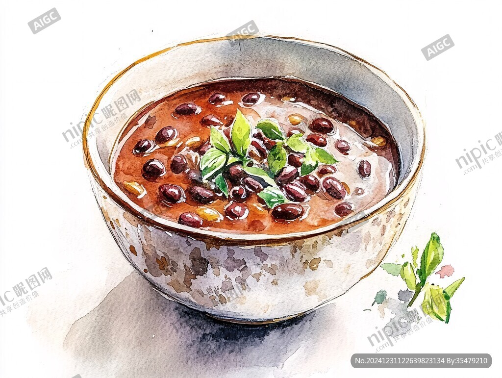 碗豆面插畫