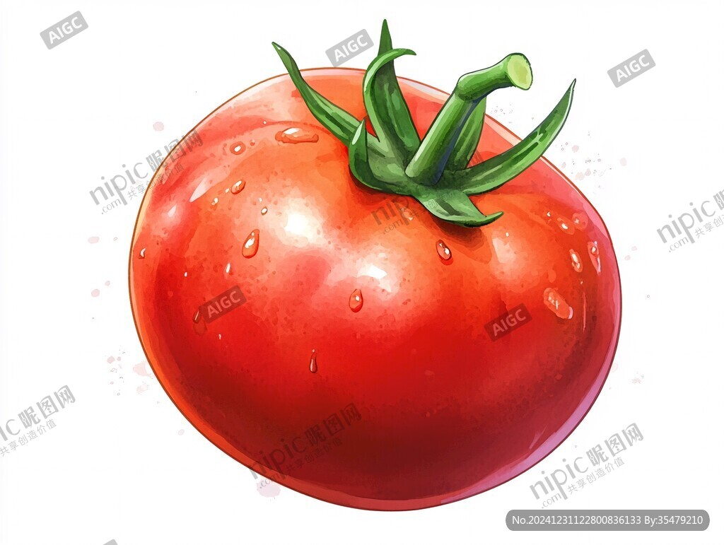 西紅柿插畫