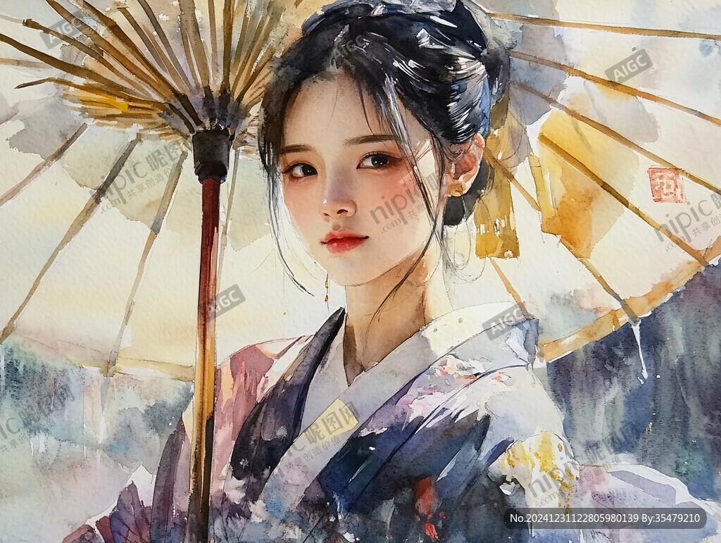 日本美女畫
