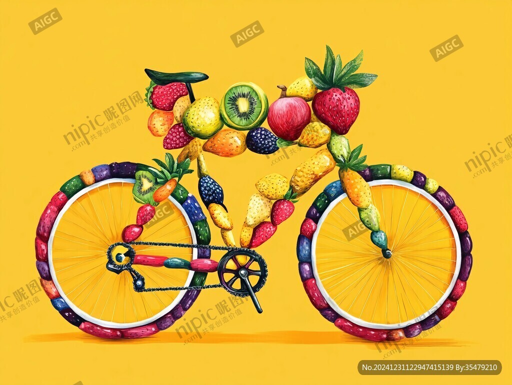 水果創意插畫
