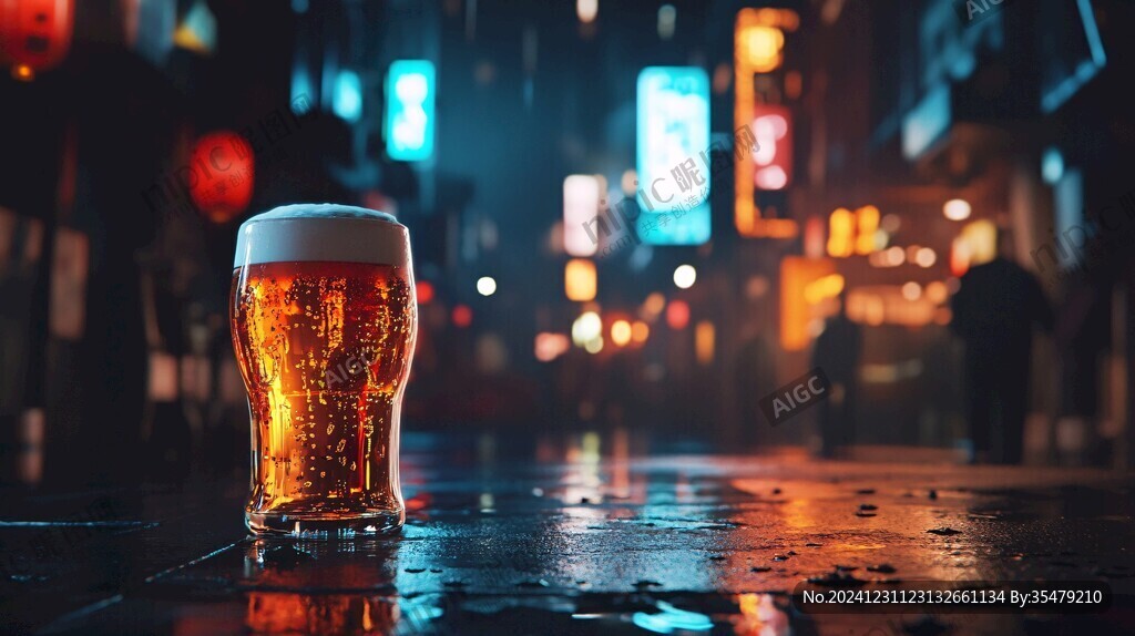 啤酒水花質(zhì)感特效