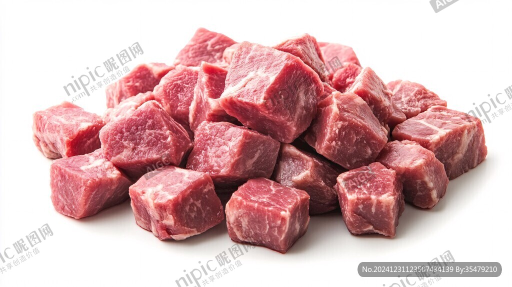 牛肉粒高清特寫