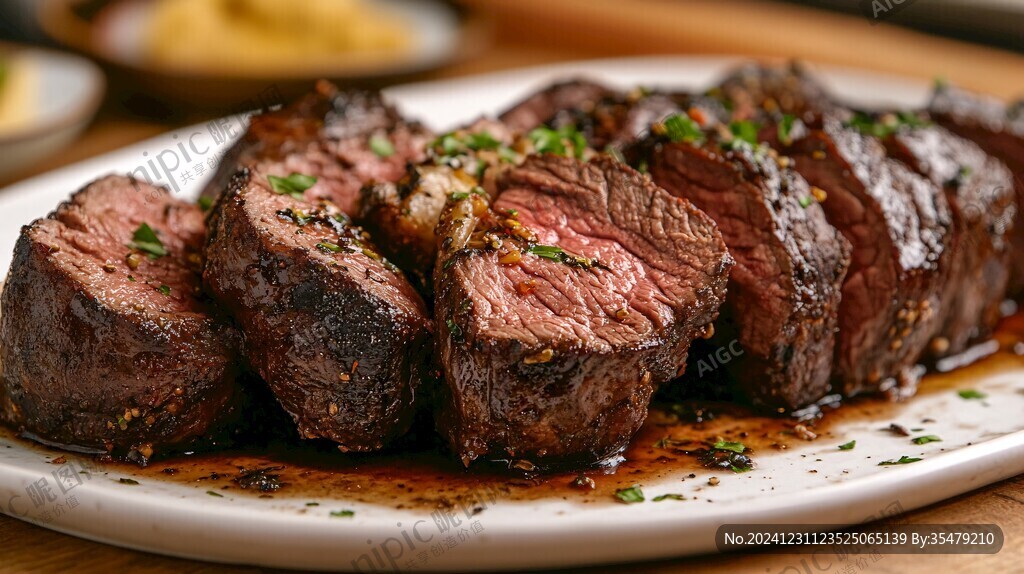 大蒜烤牛肉