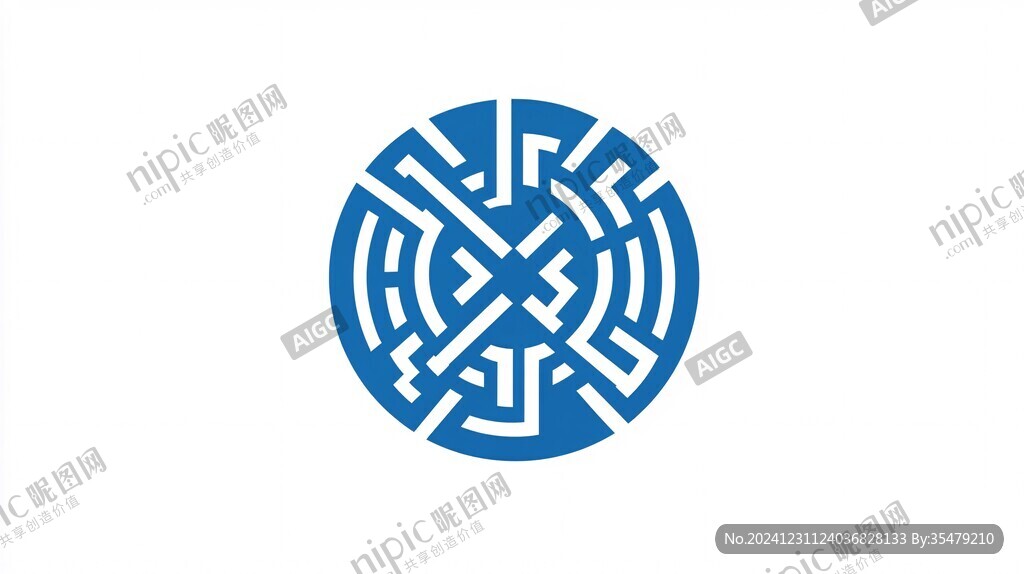 簡約回紋標(biāo)志