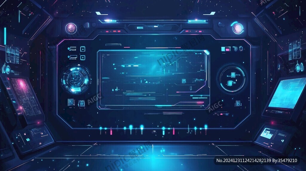 科技感后臺(tái)