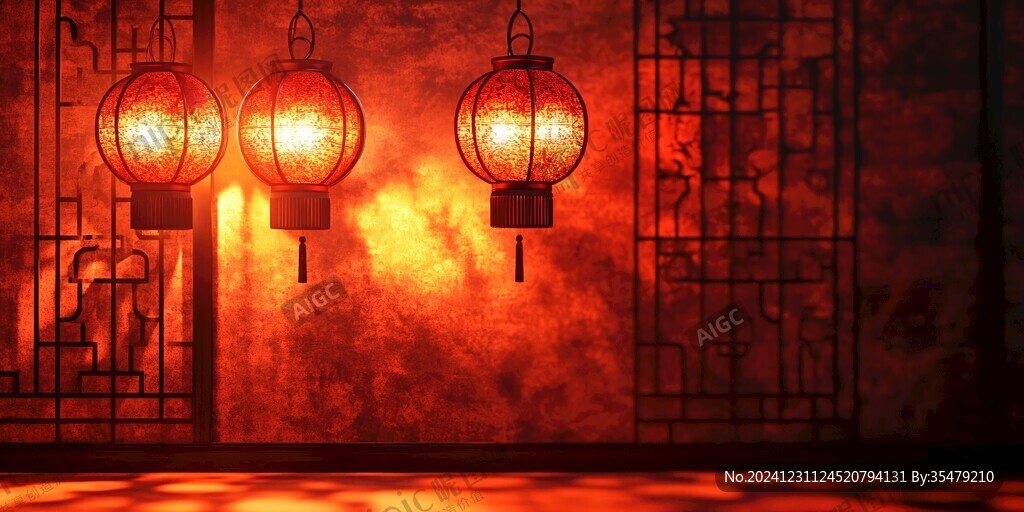 中式燈場(chǎng)景