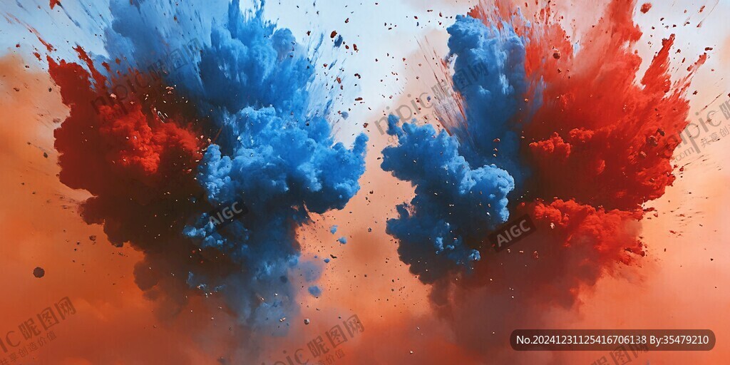 爆炸炫彩炫彩背景