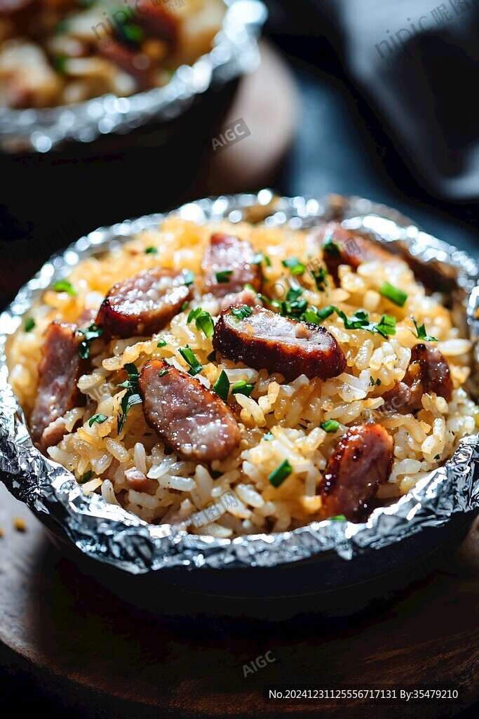 烤腸拌飯