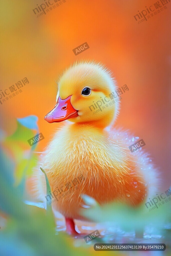 呆萌小鴨