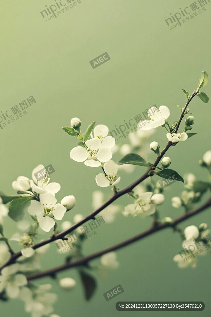 花枝豎圖