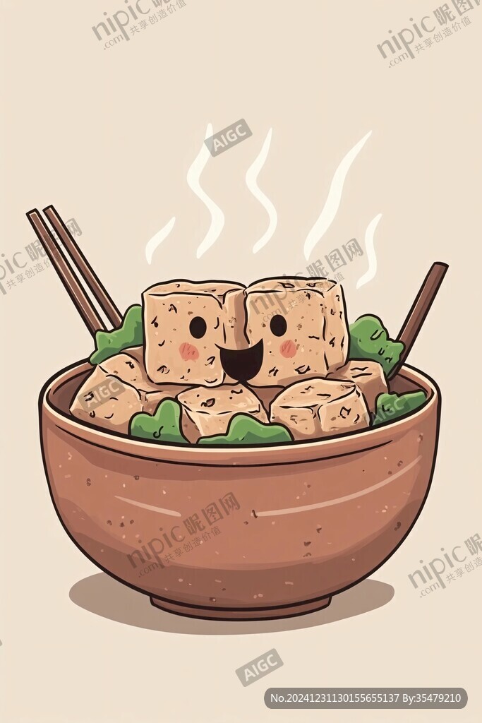 臭豆腐插畫