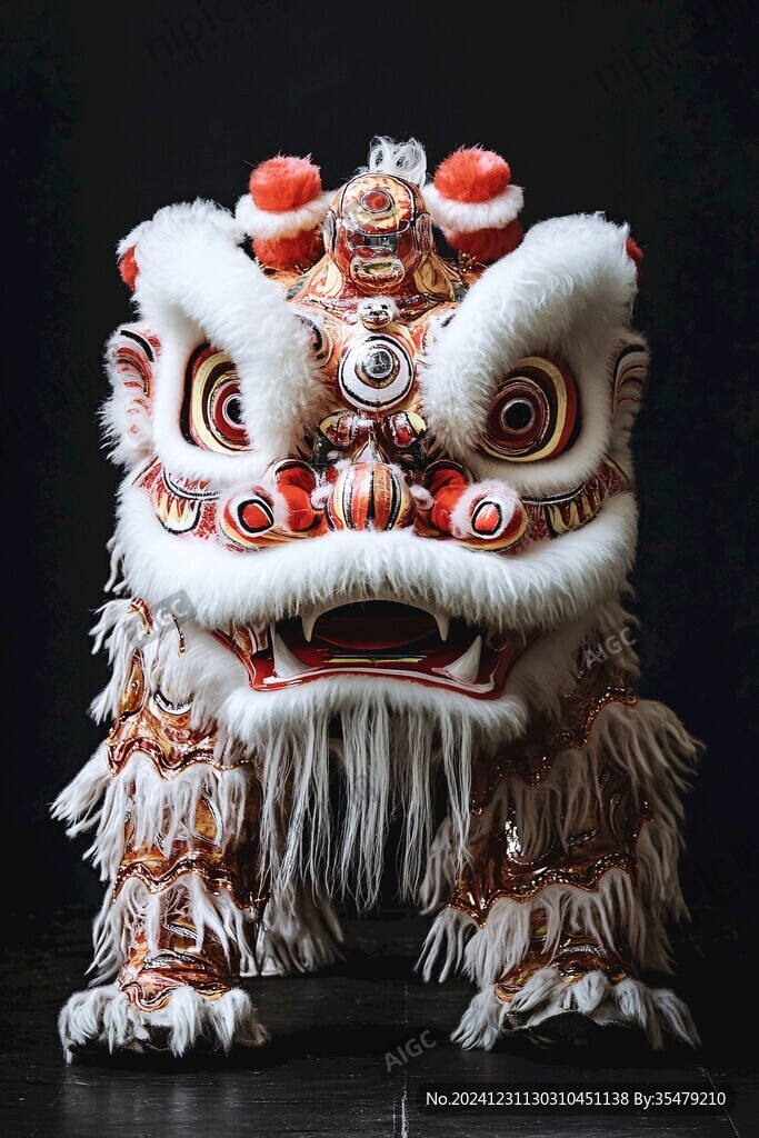 舞獅模型