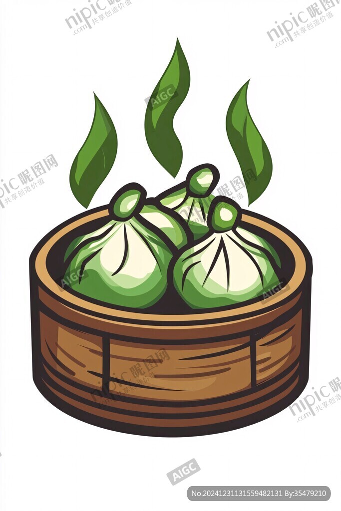 傳統(tǒng)肉包插畫