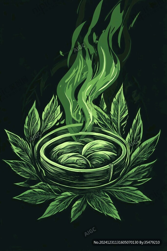 舞火撈插畫
